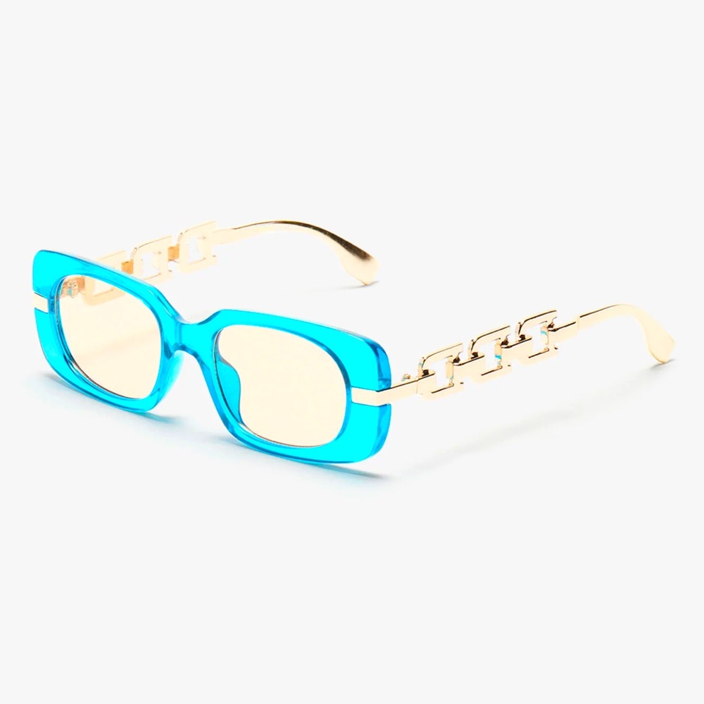 🩵 NEW BLUE AND GOLD SUNGLASSES!!